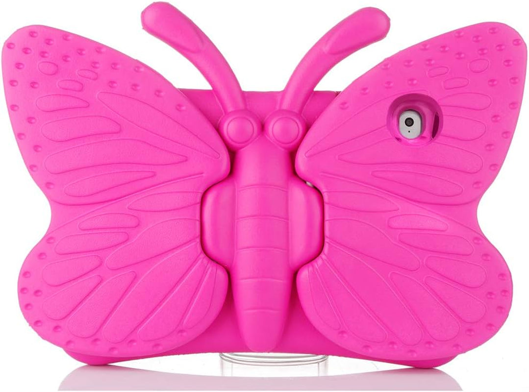 Butterfly Series EVA Shock Proof Protective Case for Apple Ipad Mini 1/Mini 2/ Mini 3/Mini 4/Mini 5/Mini 6 (Rose)