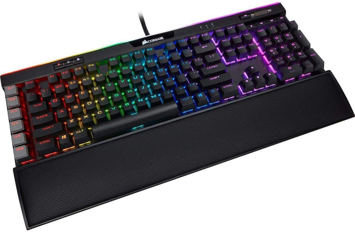 K95 RGB Platinum XT Mechanical USB Gaming Keyboard, Backlit RGB LED, Cherry MX RGB Brown, Black